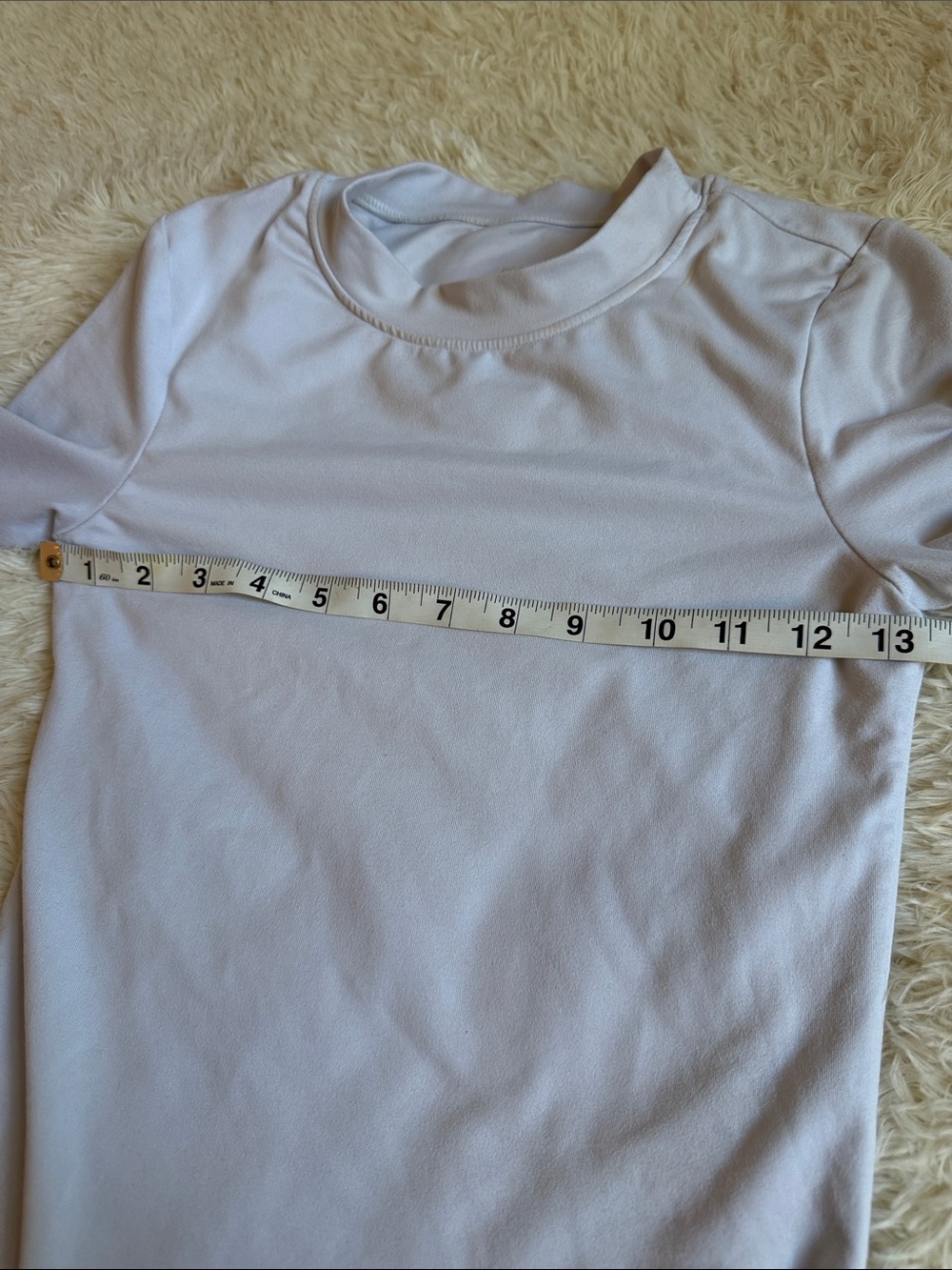 Good American Scuba Crewneck Bodysuit White Long Sleeve Snap Closure - Picture 7 of 7